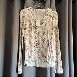 Lucky Brand Sheer Knit Top